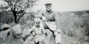 Uncle Ernest and Blenn aged 4
