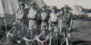 In boot camp near Soderwater before going Up North